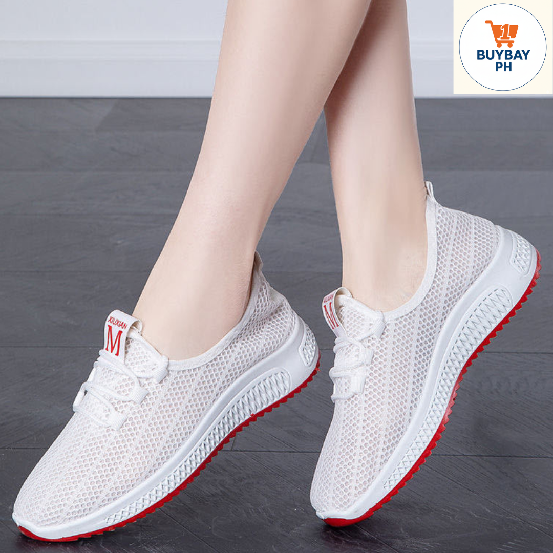 Buybay Ph Women's Sneakers Lightweight Breathable Non-Slip Shock ...