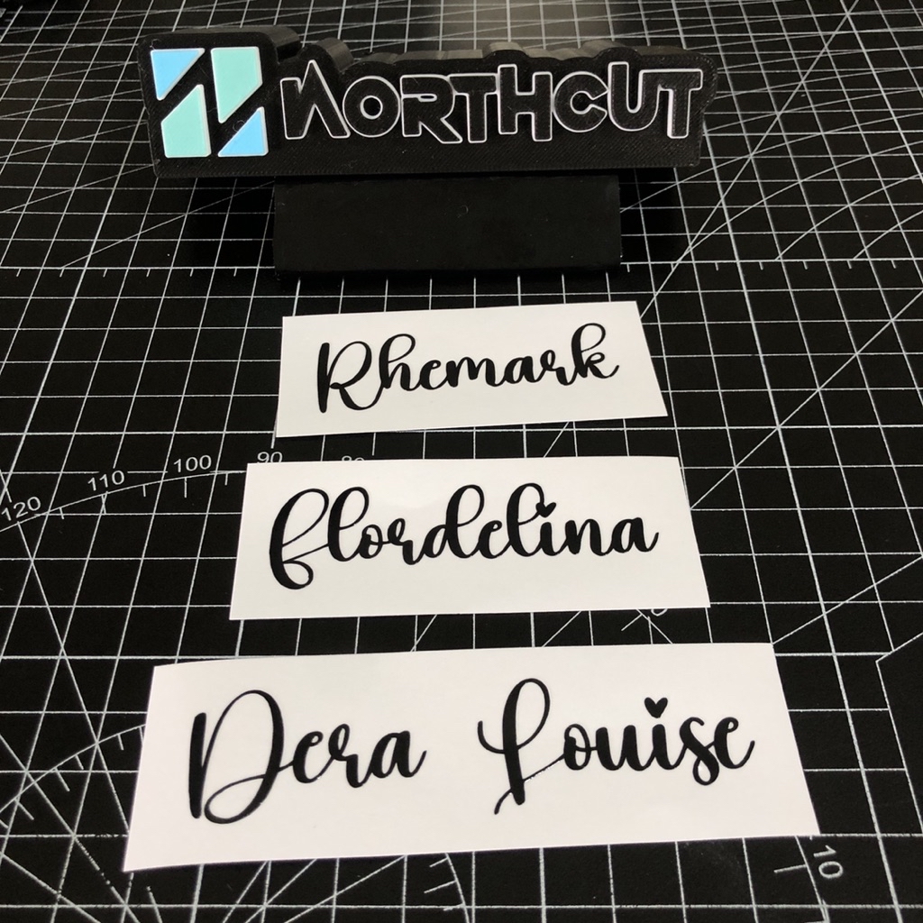 Customized Decal Sticker Waterproof cutout sticker names for Tumblers ...