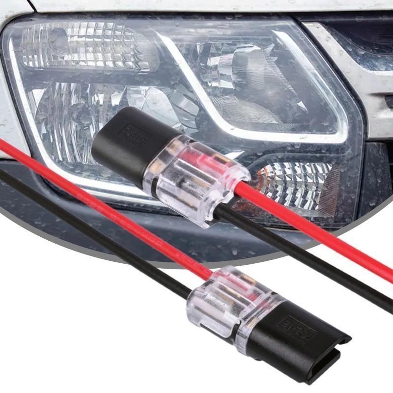 2 Pin Way Plug Car Wire Electrical Cable Crimp Terminals - Waterproof ...