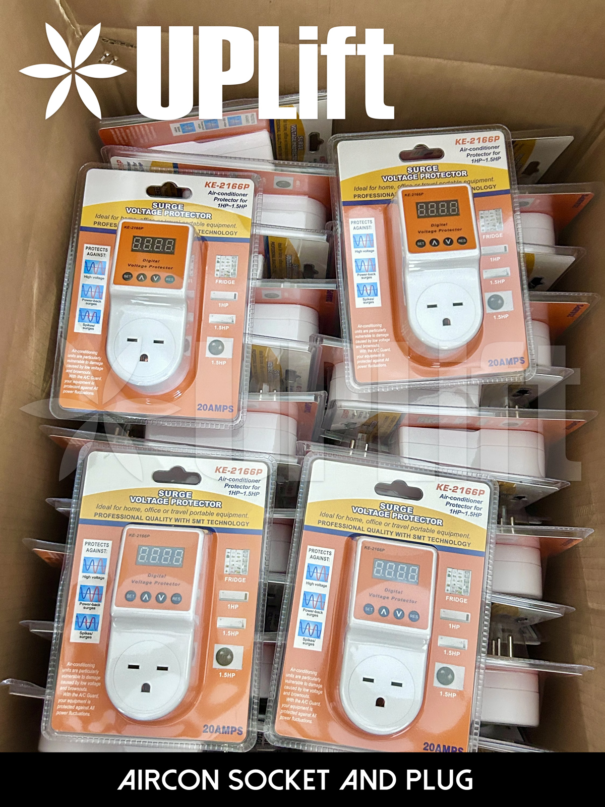 Uplift Voltage Surge Protector with Power-On Timer Delay for Home ...