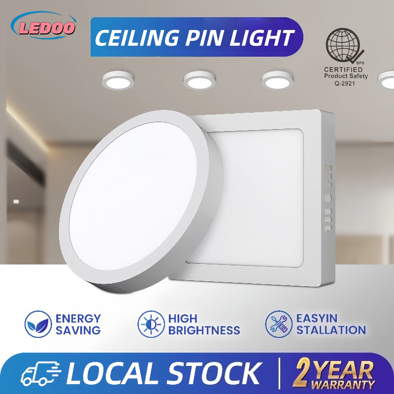 18W 12W 6W Surface Mounted Pin Light LED Ceiling Light Spot Panel Light ...