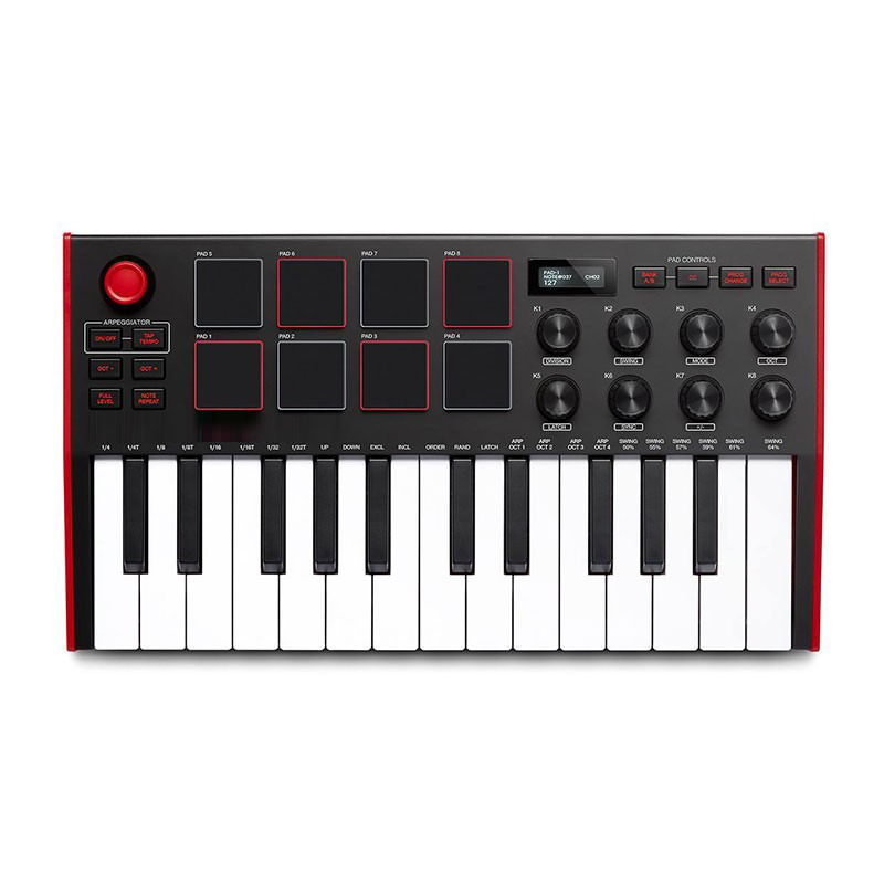 25-Key MIDI Control Keyboard Mini Portable USB Keyboard With 8 ...