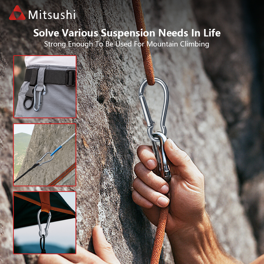 Mitsushi 40/55/65mm Keychain High Quality Stainless Steel Mountain ...