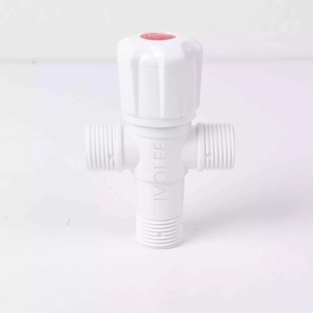 PVC Plastic One-Way Angle Valve 1/2