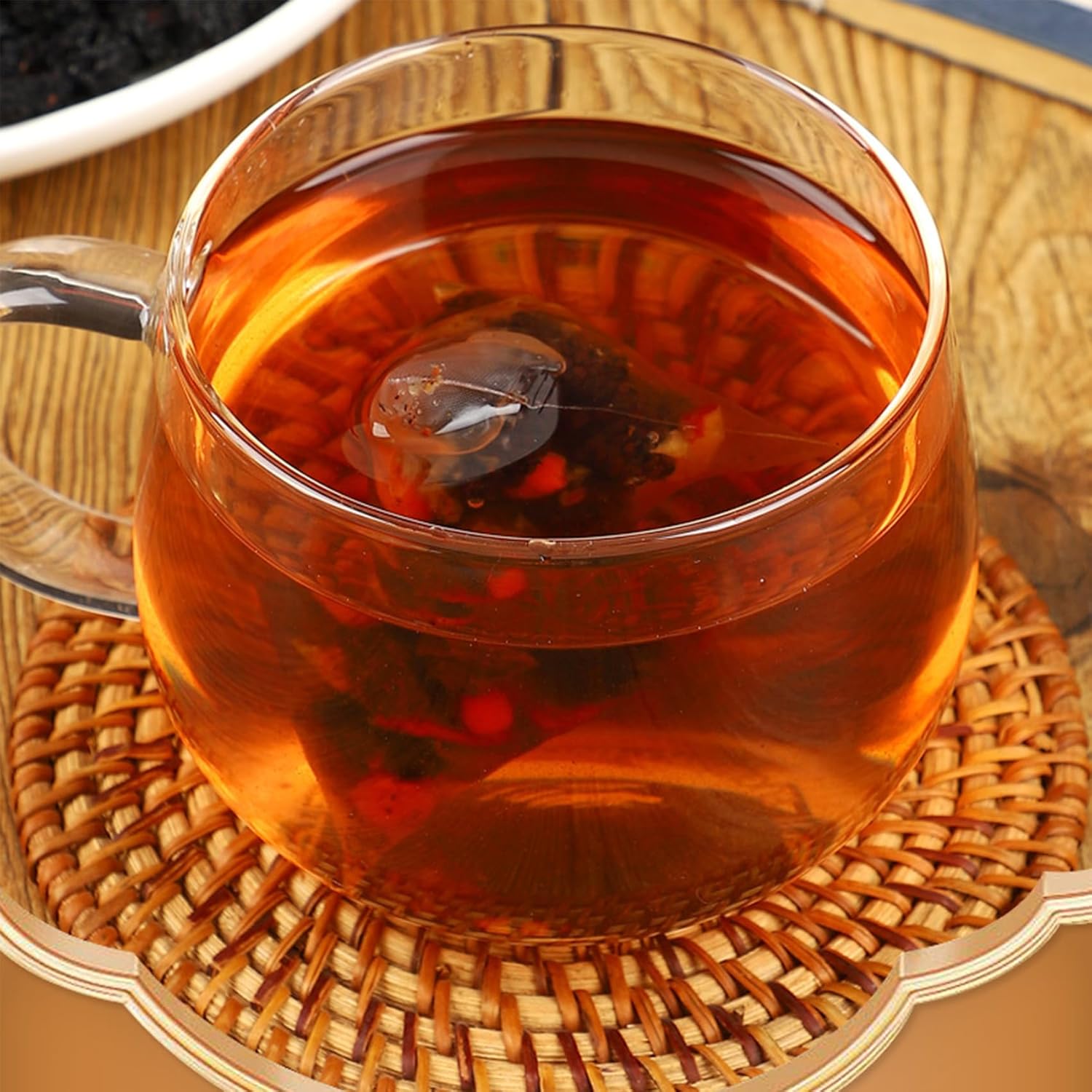 Men's 5 Treasure Tea Ginseng Mulberry Black Wolfberry Tea Healthy Tea ...