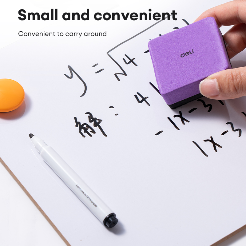 Deli EVA Whiteboard Eraser 51*51*24mm EV171 | Shopee Philippines