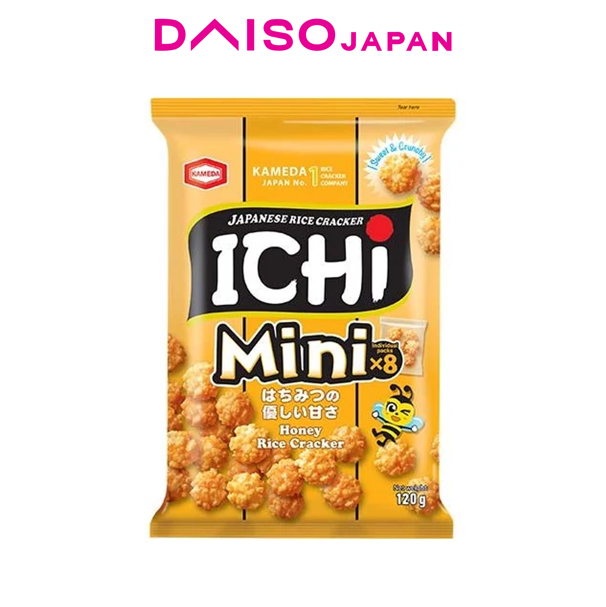 Daiso Kameda Ichi Honey Rice Cracker Mini (120g) | Shopee Philippines
