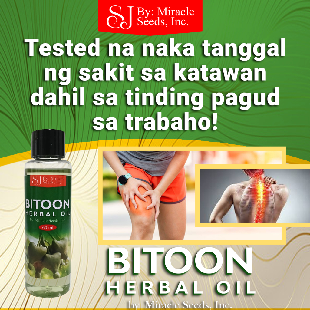 Bitoon Herbal Oil by Miracle Herbs | Shopee Philippines