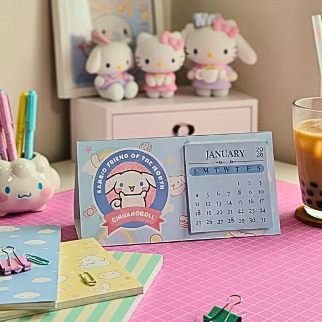 Mini Desk Calendar 2026 | Pompompurin Design | Cute Table Calendar ...