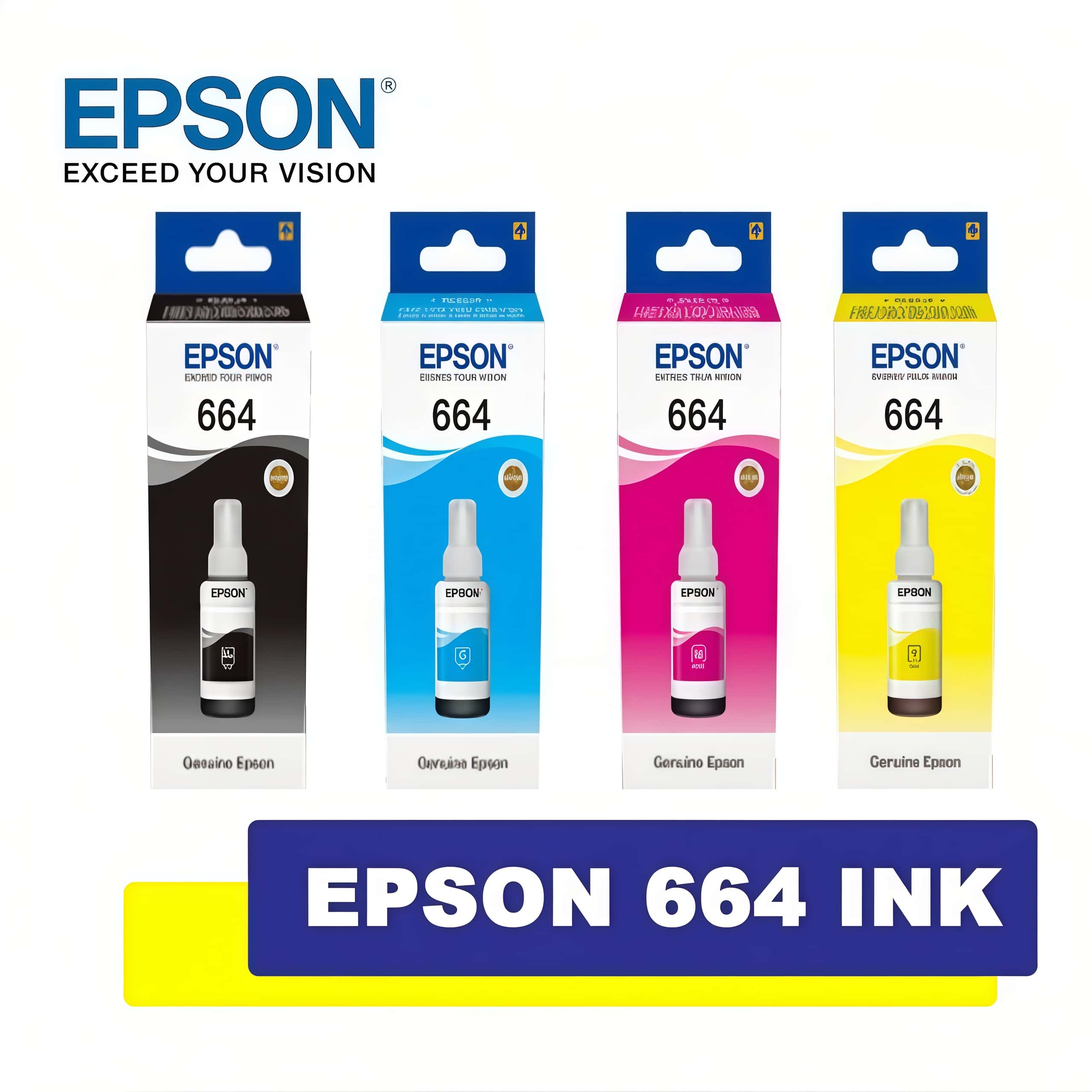 【COD】Epaon 664 inks for L1300, L200, L220,L300, L310, L350, L365, L565 ...