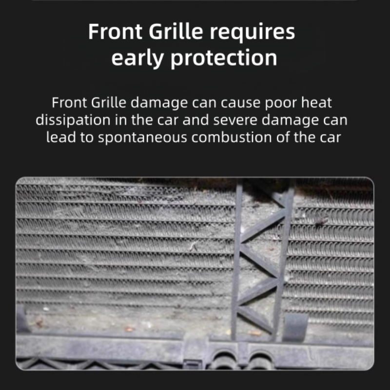 Radiator Grille Bug Screen Car Front Grille Mesh Guard Front Bumper ...