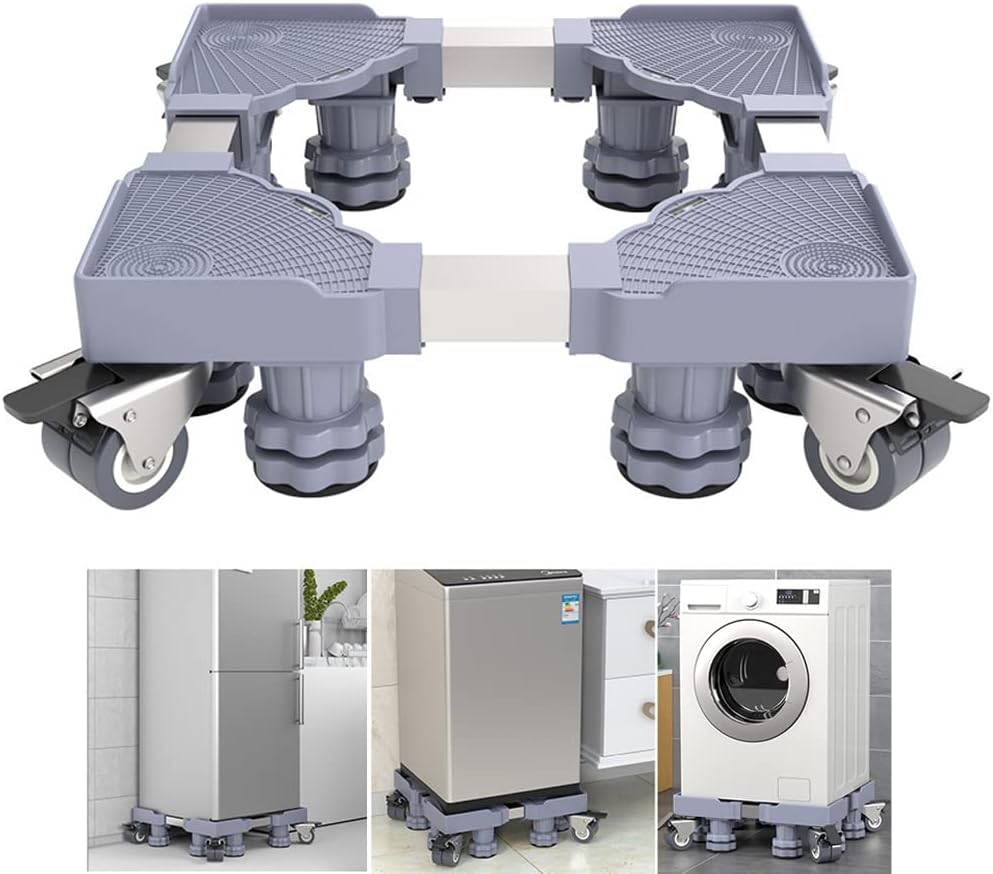 Cobber Washing Machine Stand with Wheels Refrigerator Stand Heavy Duty ...