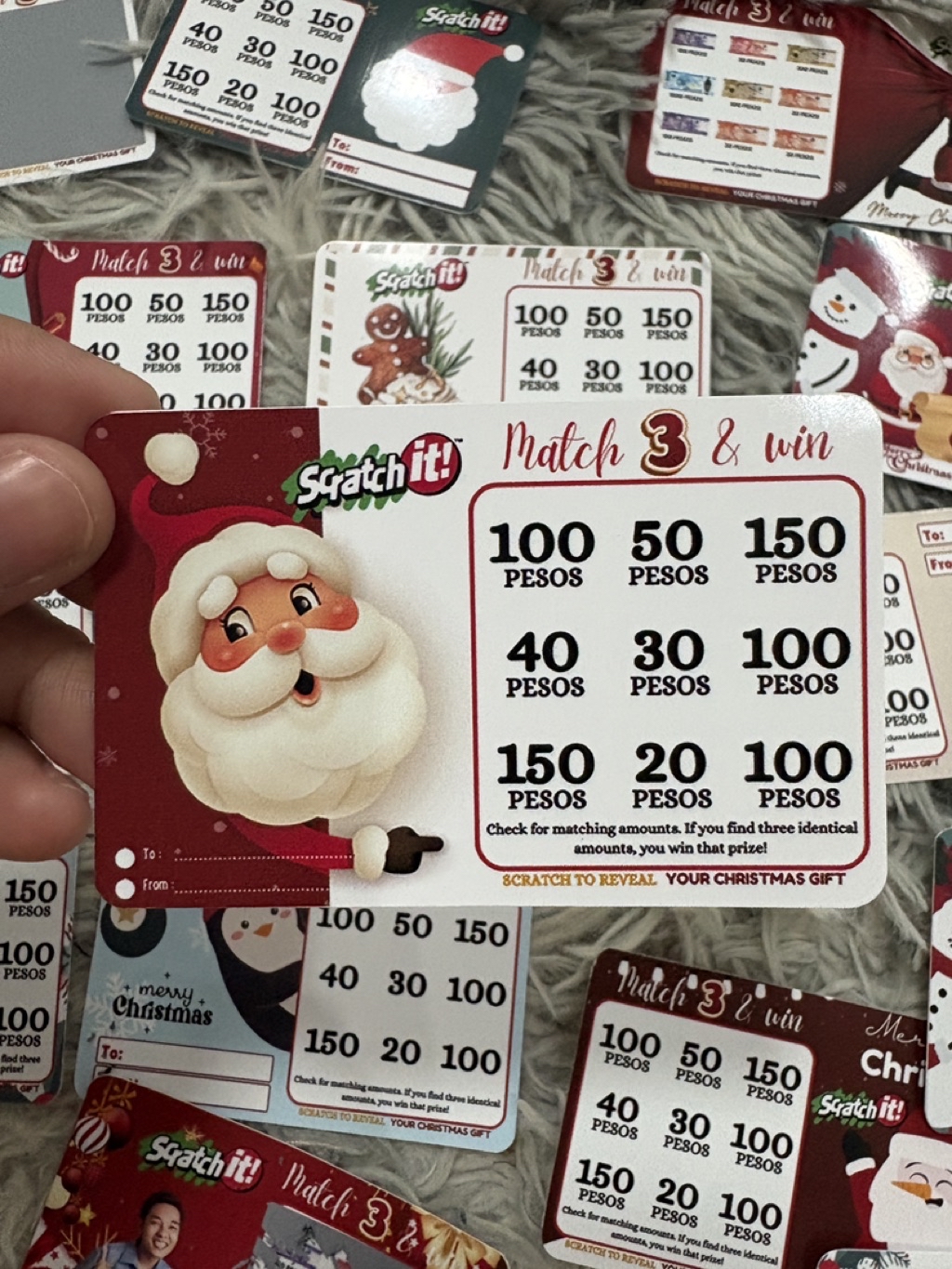 CHRISTMAS SCRATCH CARD (New Version) | Shopee Philippines