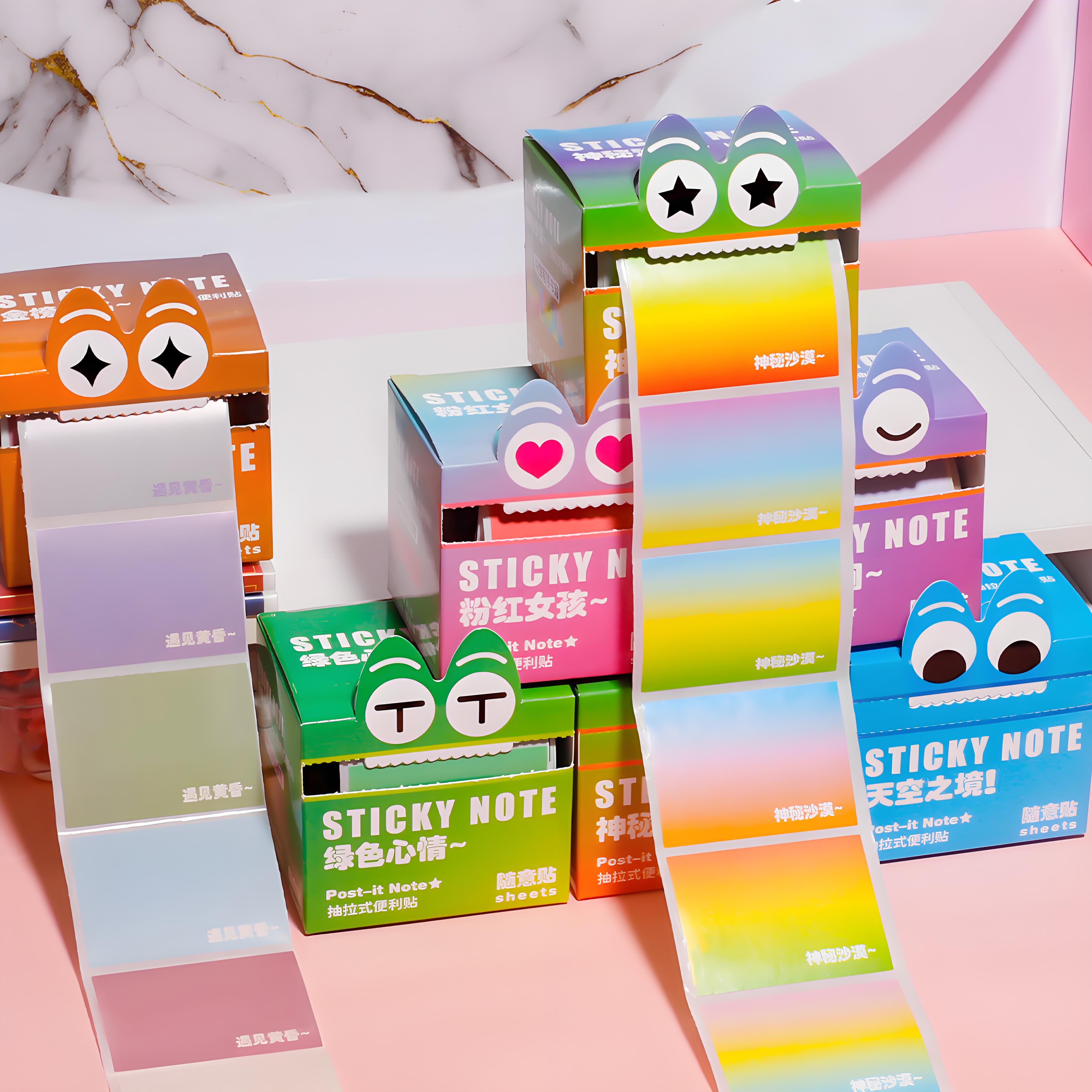 New Pull-out Sticky Note box, Markers, Stickers, Writing Stickers ...