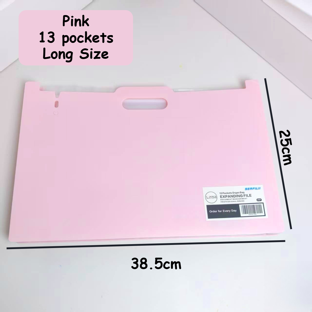 Long Expanding File Folder Legal Size Document Organizer Folder Desktop ...