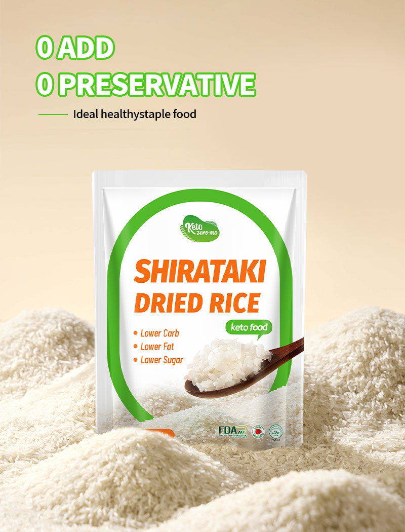 5KG Rice Shirataki Dry Rice Shiritaki Rice Original Low Carb Konjac ...