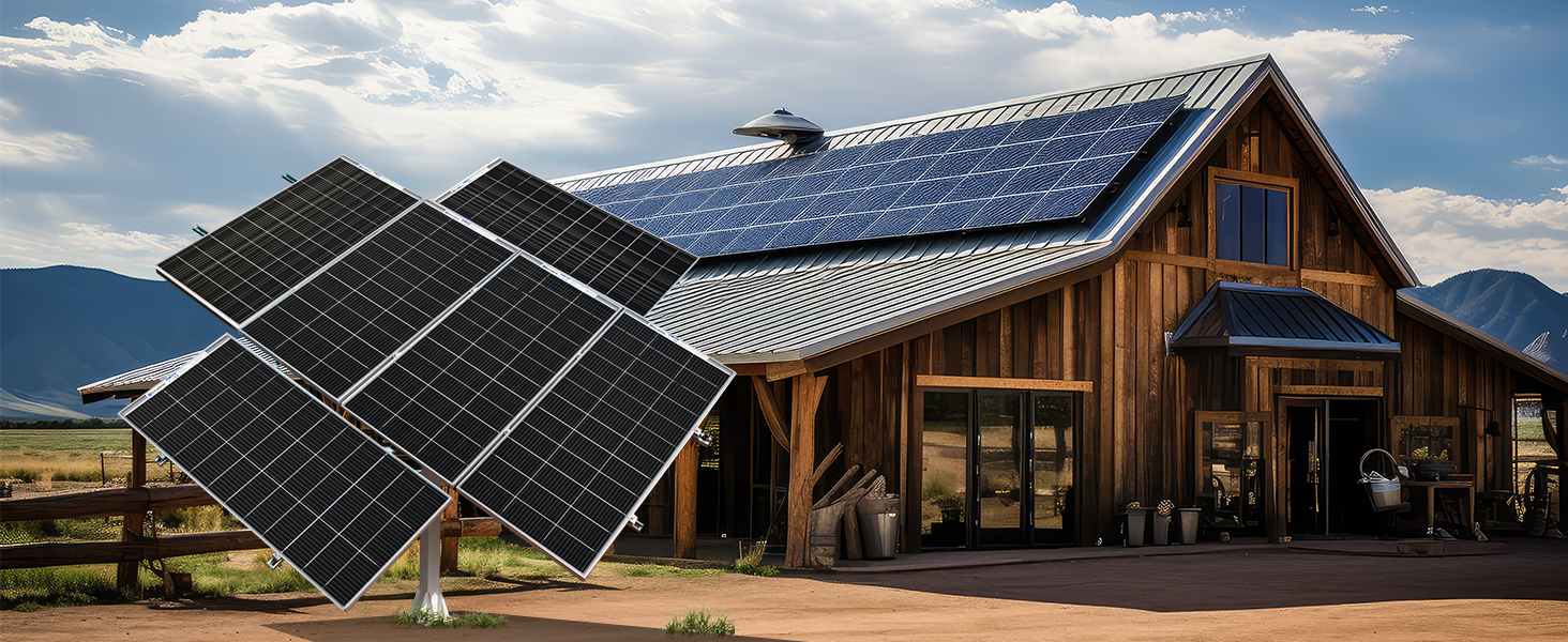 200W Solar Panel Monocrystalline High Output 22.48V for Bluetti EcoFlow ...