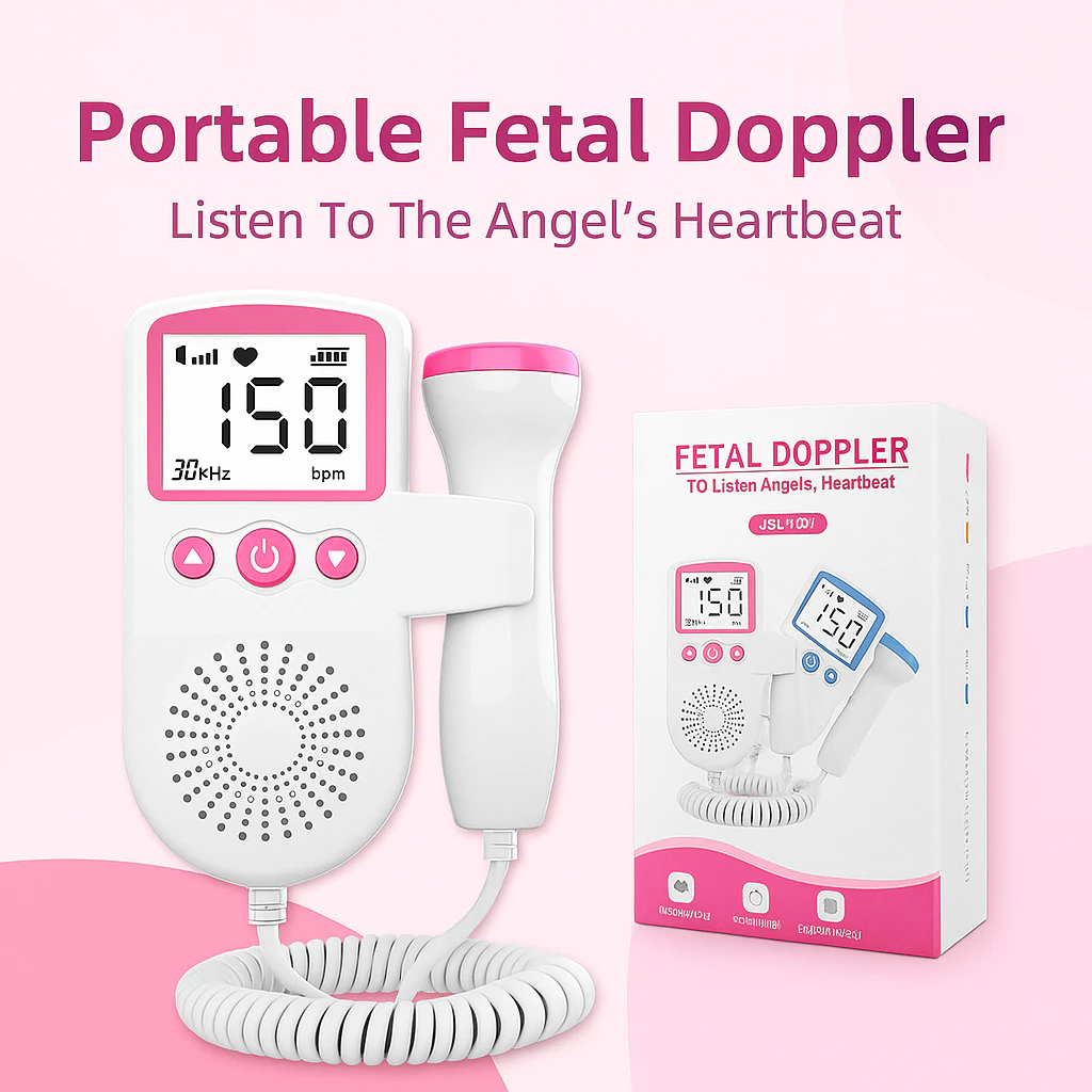 Mommy.Baby Doppler Baby Heart Monitor Home Pregnancy Baby Heartbeat ...