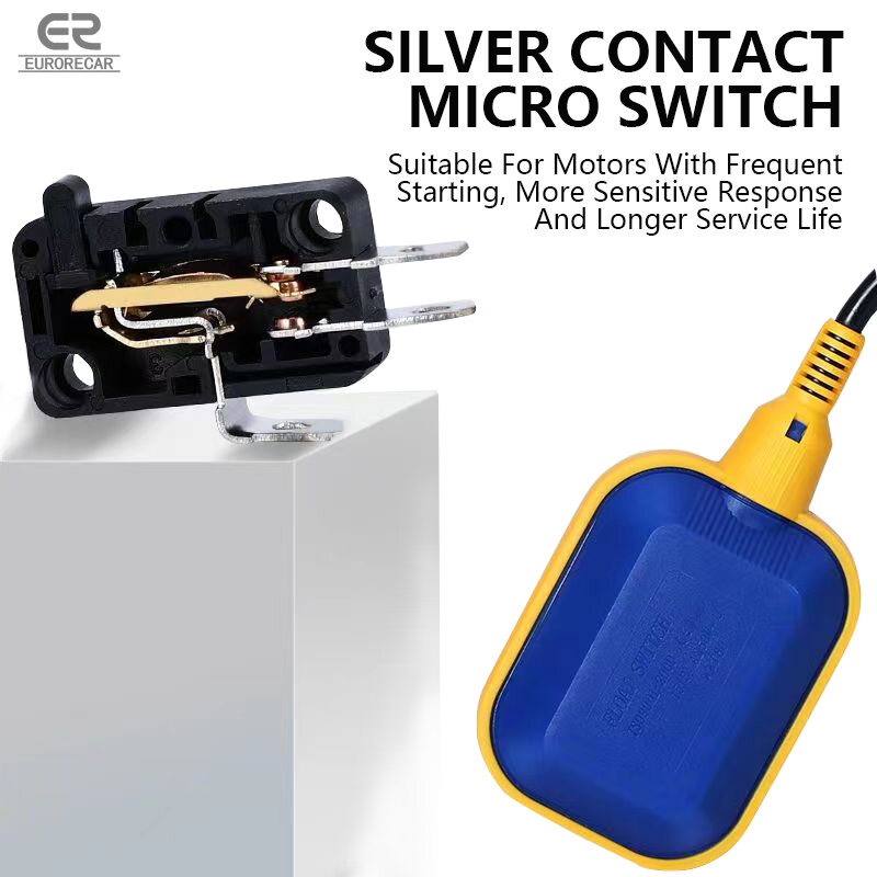 Cable Type Float Switch Liquid Fluid Water Level Controller Sensor (1M ...
