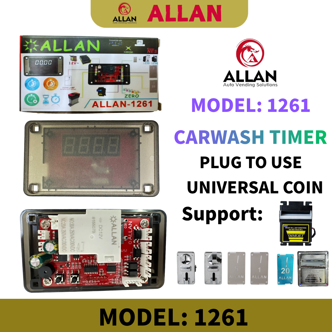 ALLAN 1261 Carwash Timer Universal Timer DIY Timer For Carwash Pisonet ...
