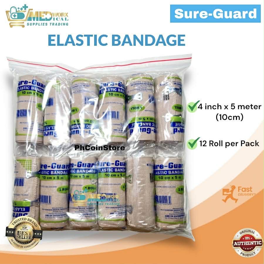 Sure-Guard Elastic Bandage | 2x5 5cm | 3x5 7.5cm | 4x5 10cm | 6x5 15cm ...