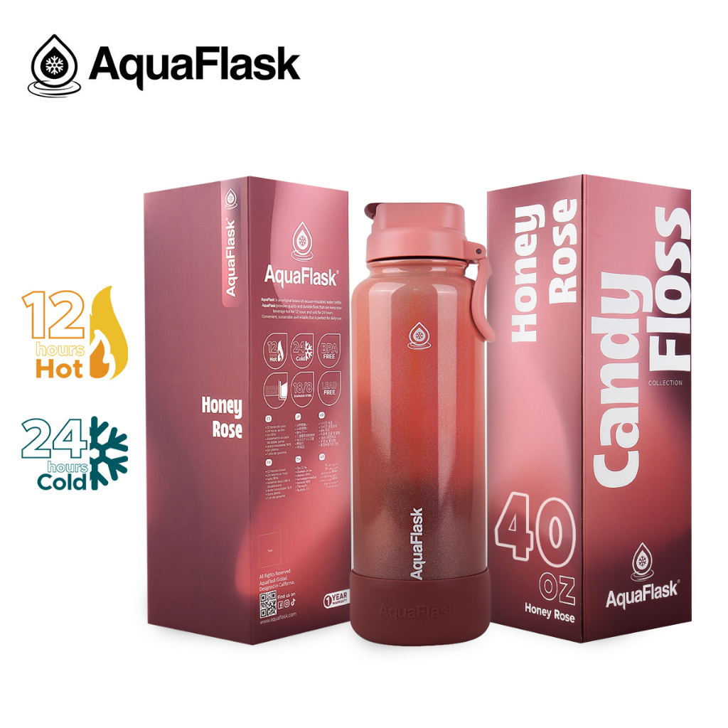 [SUPER SALE] Aqua Flask Candy Floss 22oz/40oz Stainless Steel Water ...