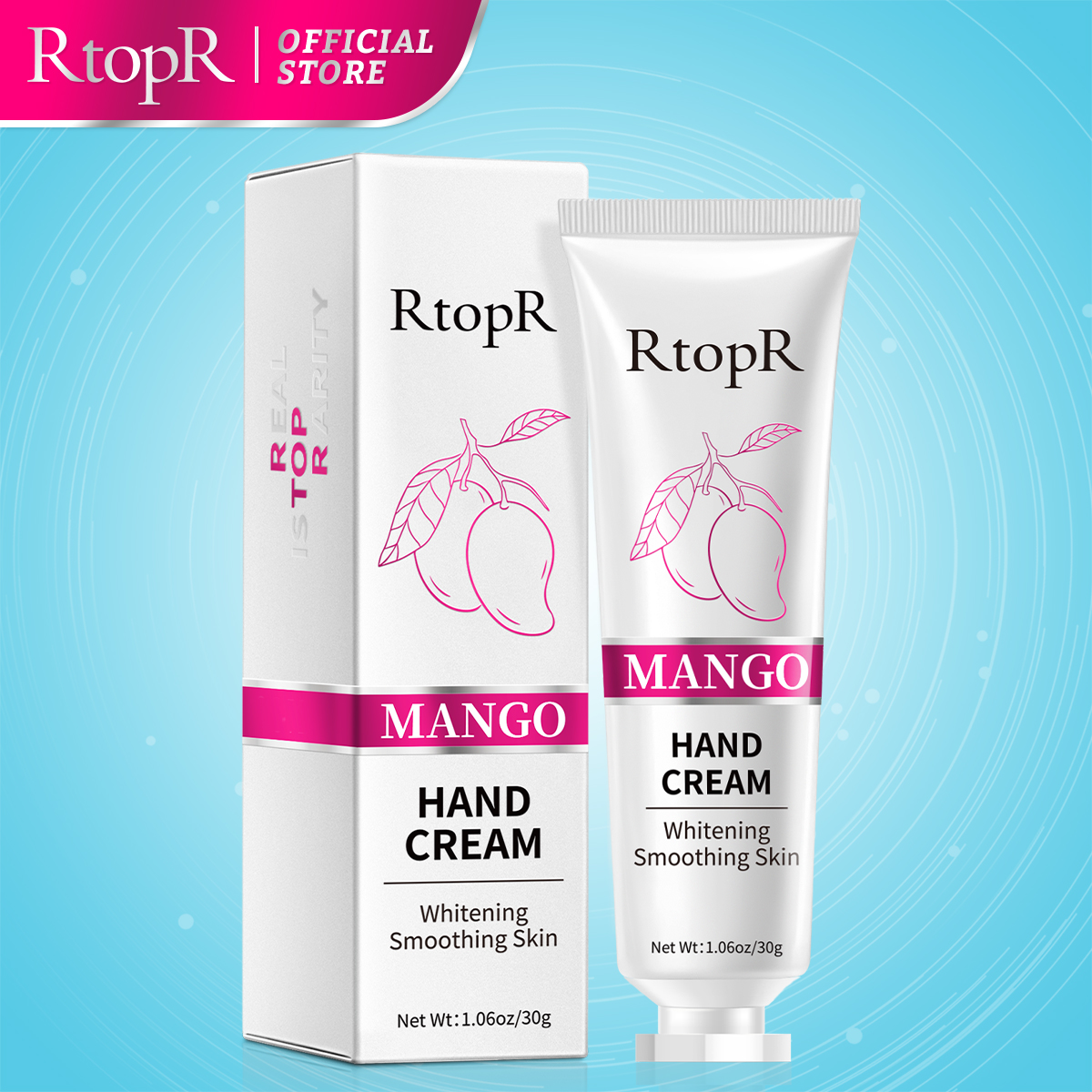 RtopR Mango Long-Lasting Brighting Moisturizing Hand Cream Anti Crack ...