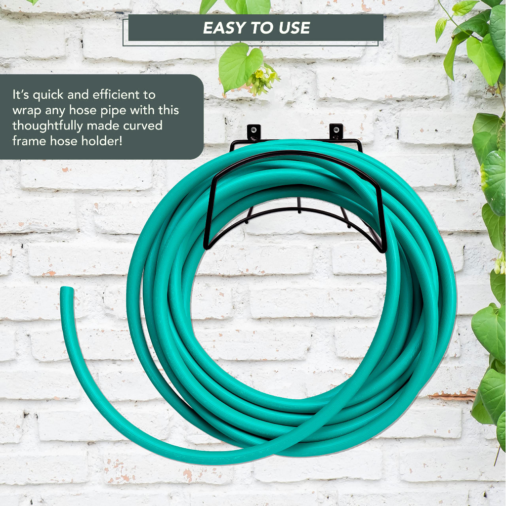 Garden Hose Hanger Rack for Neat Wall-Mounted Storage | Shopee Philippines