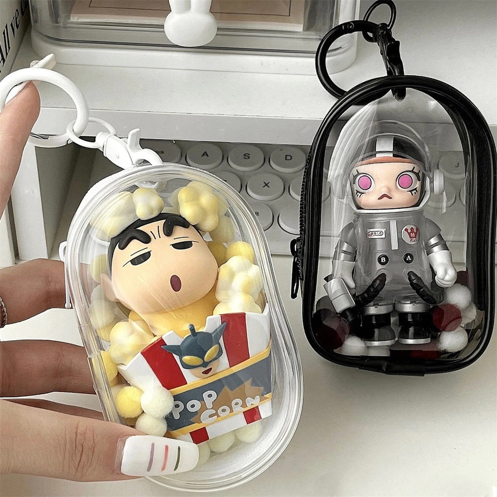 YY PVC Doll Display Pouch – Hanging Zipper Bag for Plush Charms ...