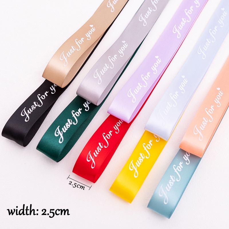 2.5cm English Letter Ribbon Tied Bouquet Flower Christmas Decoration ...