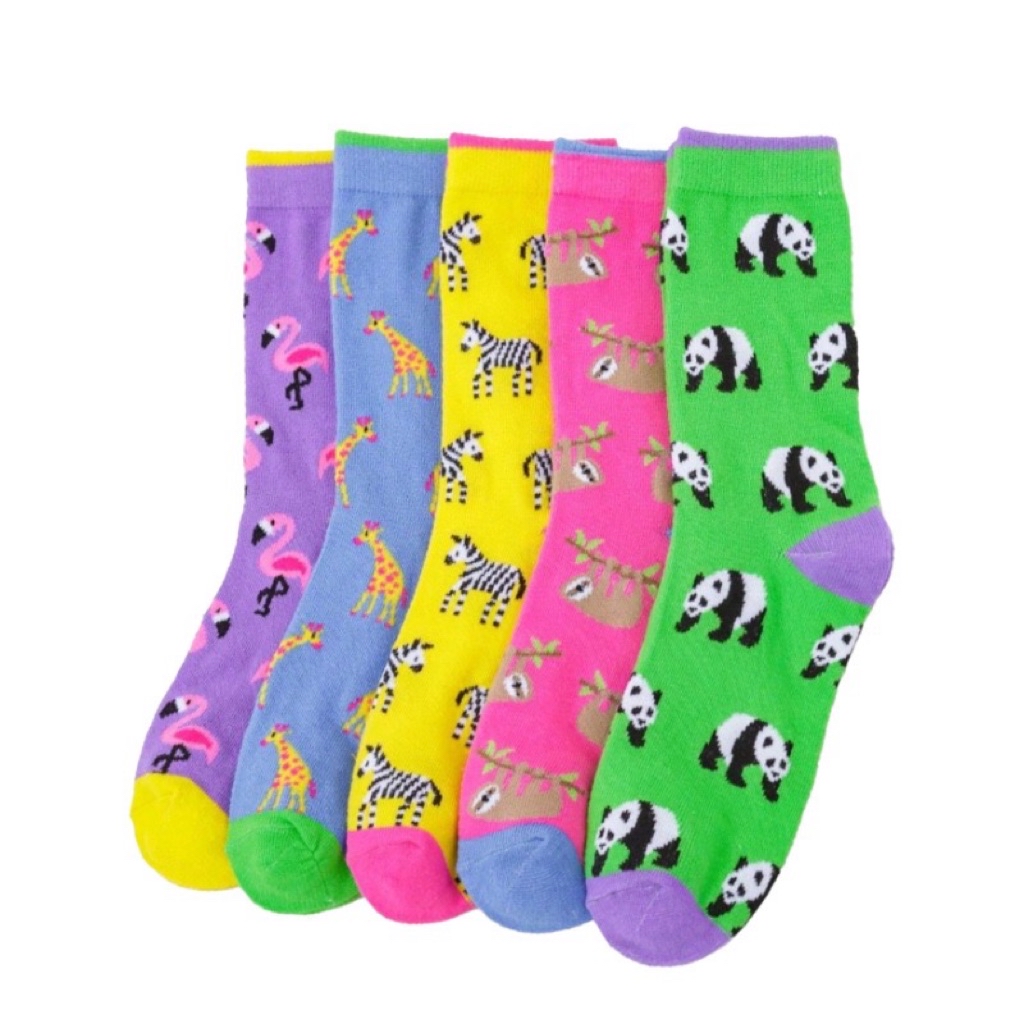 Iconic Socks 5 Pairs Set Snacks Desserts Fastfood Ice Cream Donut ...