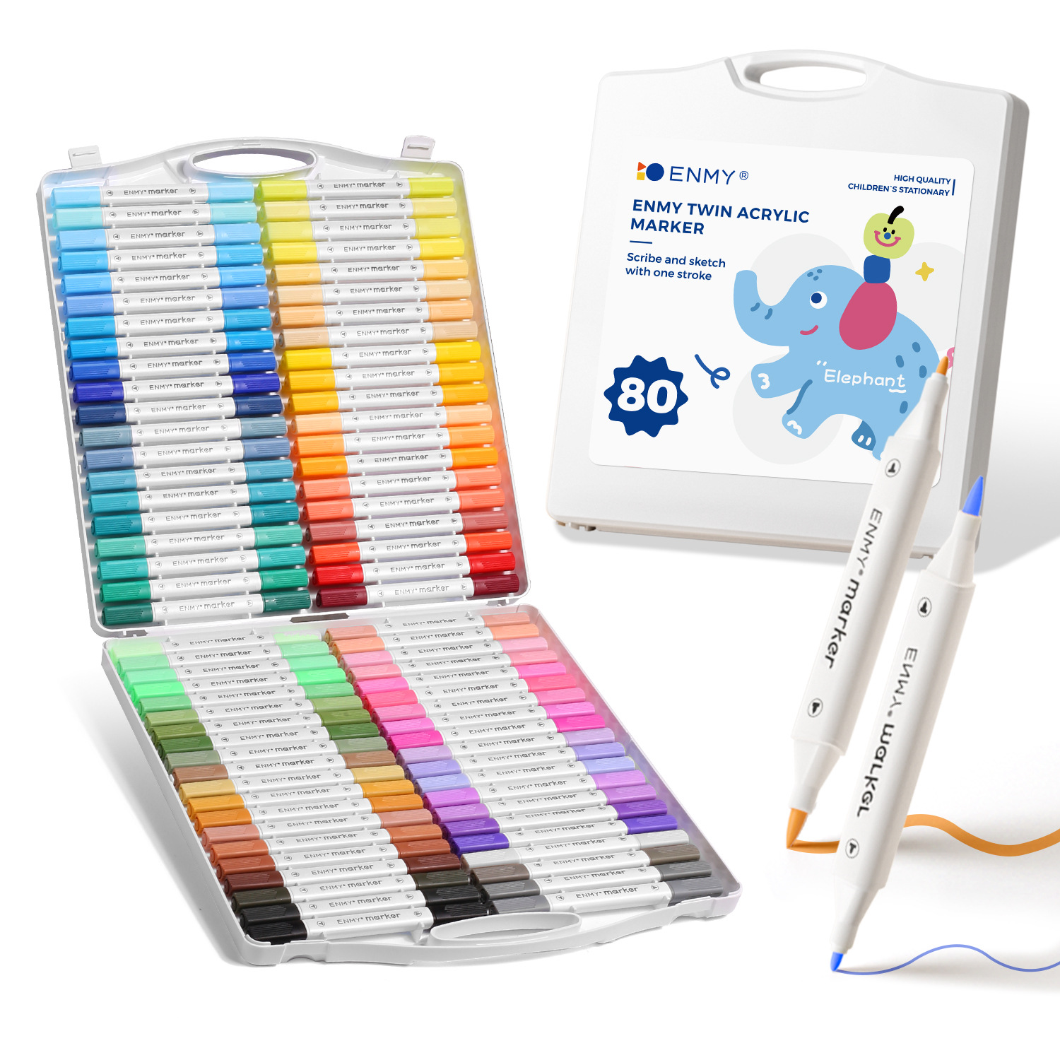 12/24/36/48/60Acrylic Marker Pen Set Color Marker Set Colored Pen color ...