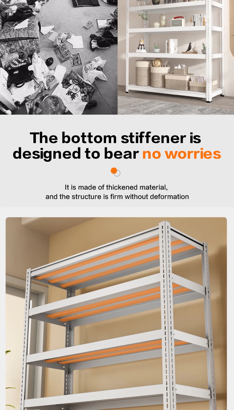 【100% Metal】6layer Metal Rack Steel Rack Goods Storage Shelf Heavy Duty ...