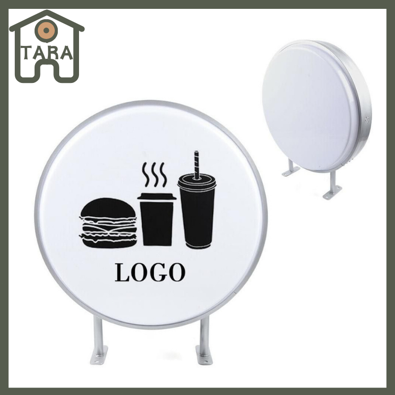 ADS Adverting Round Outdoor LED Lightbox Sign Doubled Sided Circular ...