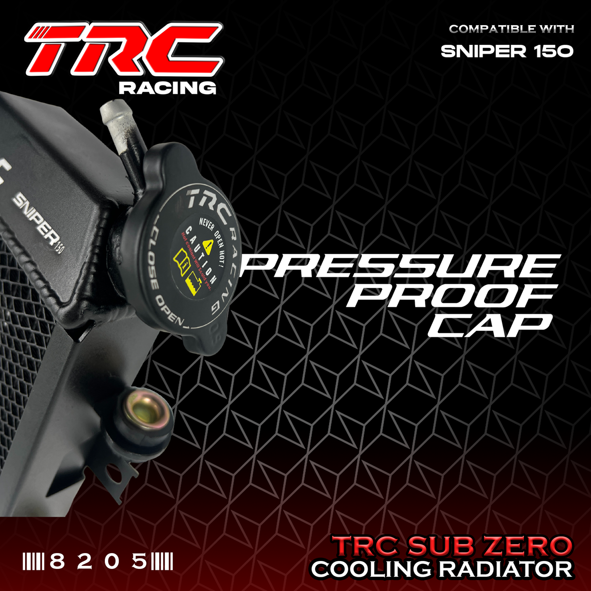 TRC SUB ZERO COOLING RADIATOR for SNIPER 150 8205 | Shopee Philippines