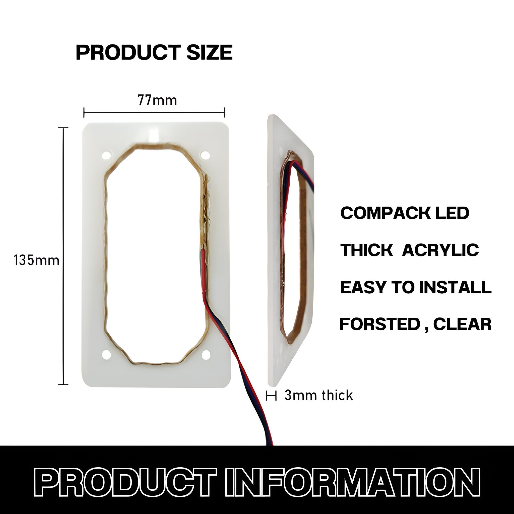 Universal Acrylic Coin slot With Led Frame Running Lights and Blinking ...