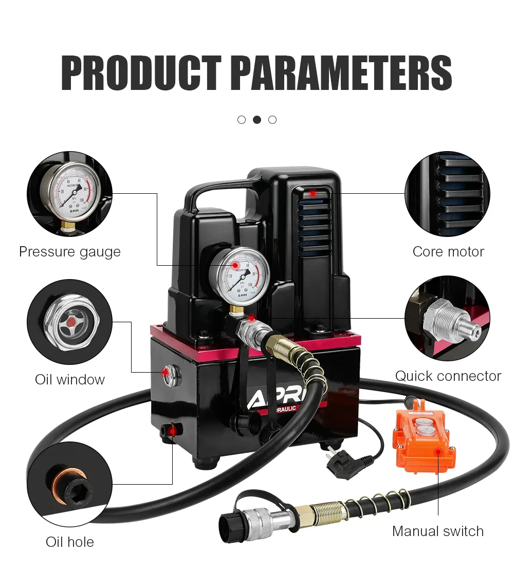 Hydraulic High-Vo-ltage Electric Pump portable high pressure oil pump ...