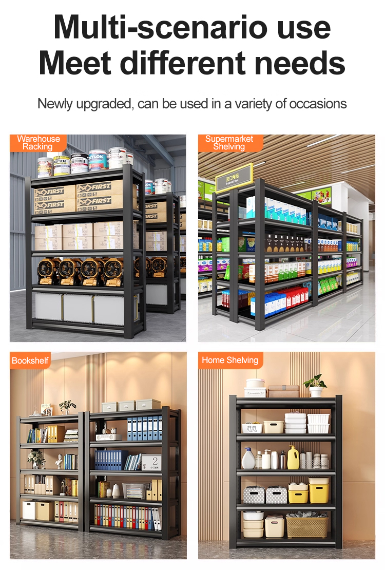 MC&HOME For Grocer Use Steel Rack 6 Layers Adjustable Boltless ...