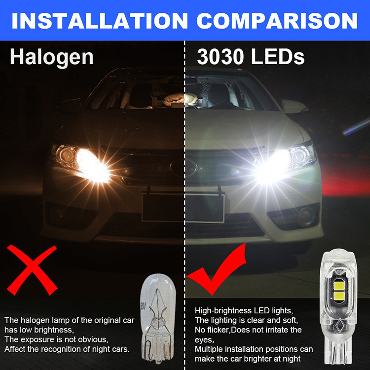 Buy 1 Take 1 T10 Blinker Signal Light Flash W5W lens Led Strobe Bulb ...