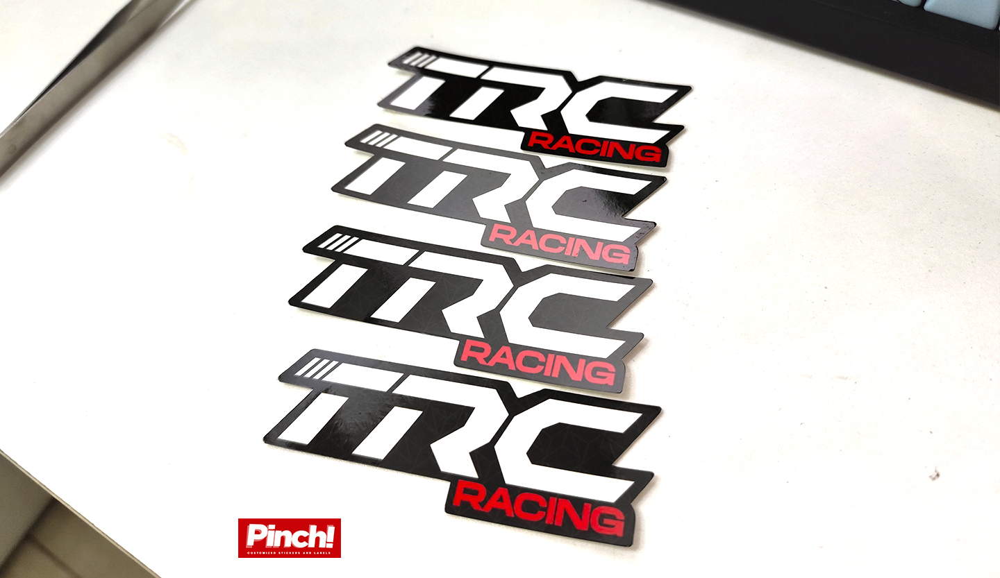 Pinch Motorcycle Sticker - TRC Racing V2 4pcs | Shopee Philippines