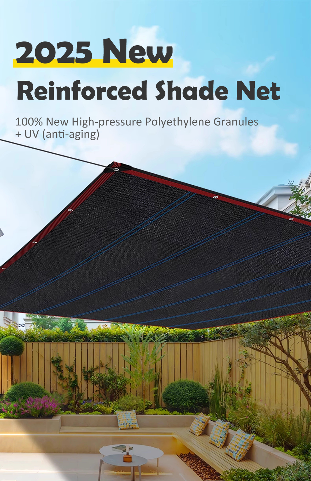 BUY 1 TAKE 1 Sunshade Net Anti-UV outdoor waterproof net for sun and ...
