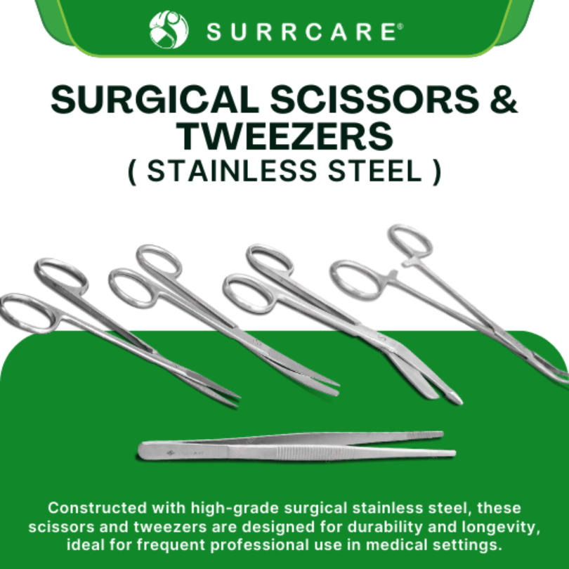SURRMED Surgical Instruments Scissors Forceps Holders Tweezers Set ...