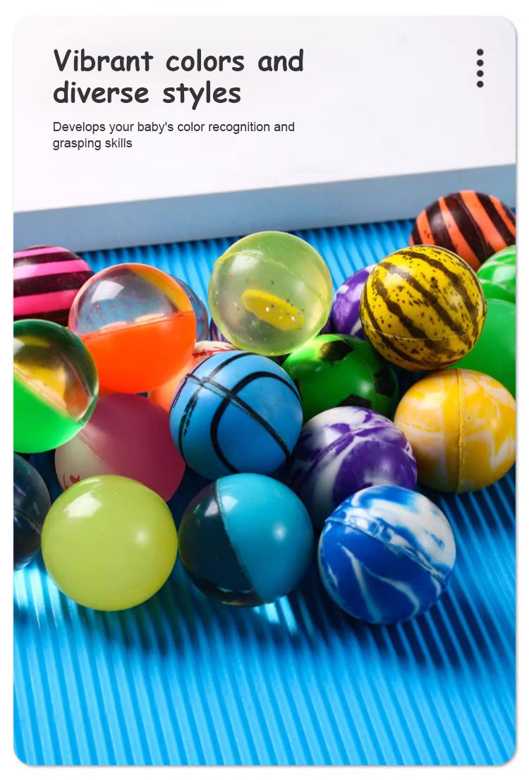 LENODI【100pcs】 Bouncy balls available in multiple colors, suitable for ...