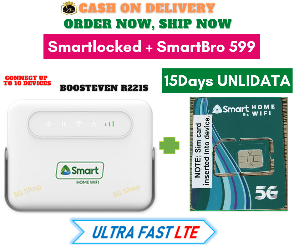 SMART BRO HOME PREPAID WIFI LTE ADVANCE BoostEven R291/R221S/PLDT H151 ...