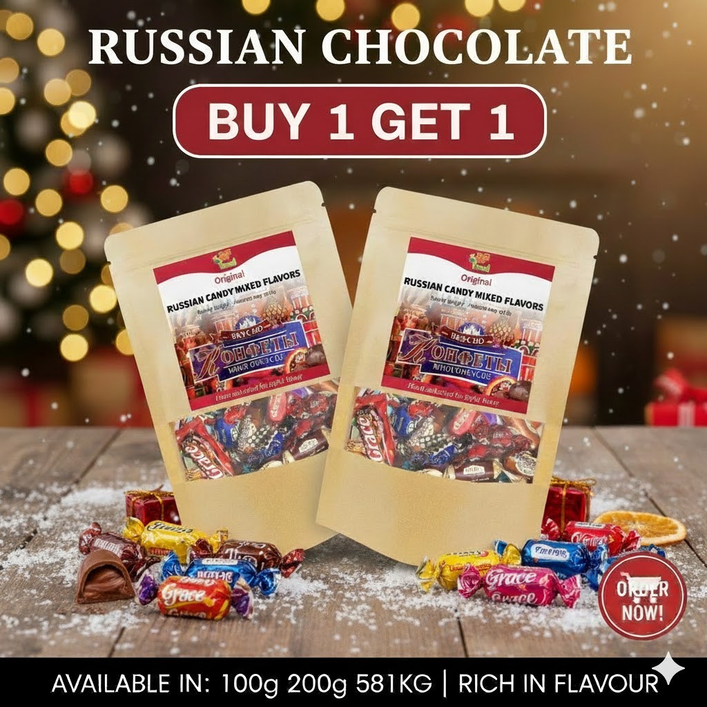 Buy 1kg Take 1Kg Russian Chocolate Mixed Fructose Candy 500g ...