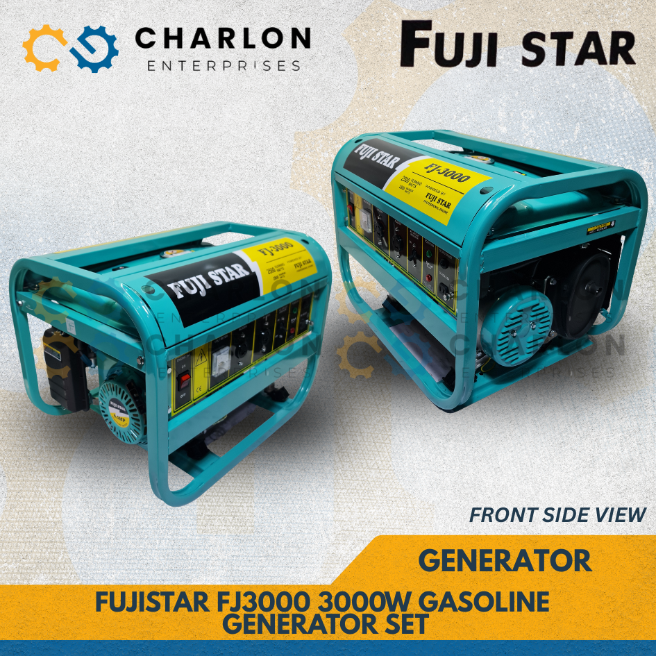 Fujistar FJ3000 3000W Gasoline Generator Set | Shopee Philippines