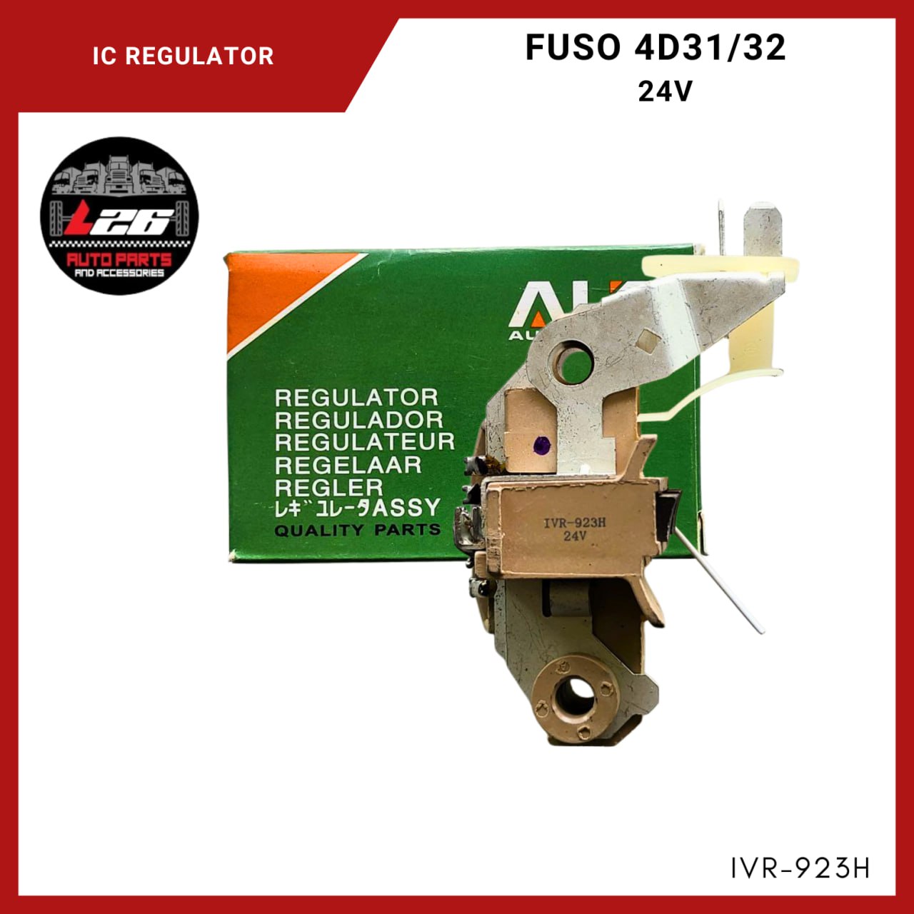 Mitsubishi Fuso 4D31 4D32 IC REGULATOR Rectifier 24volts IVR-923H ...