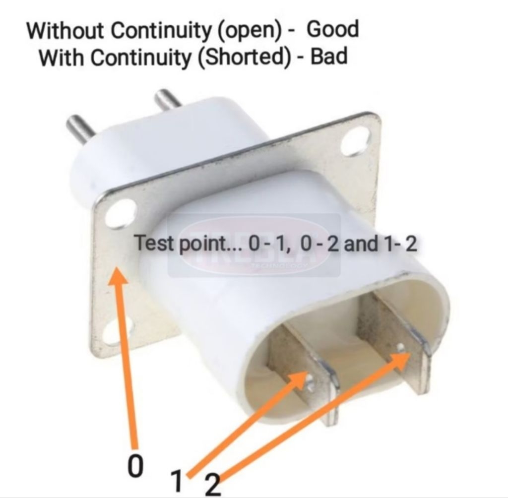 1 pc Microwave Oven Magnetron Filament Socket 4 pin High Voltage ...