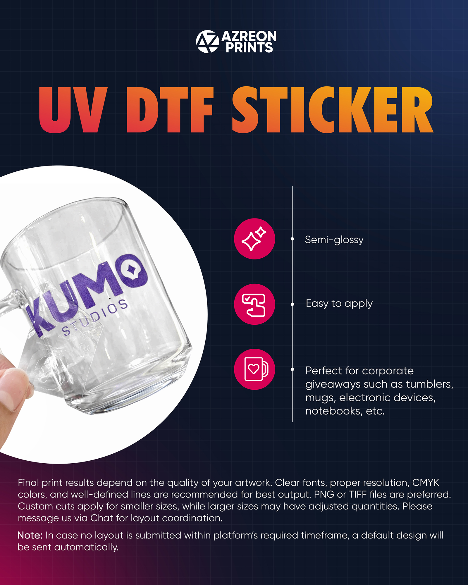 Quality UV Transfer Sticker | UV DTF | LABELS, GRAPHICS, LOGO FOR ...
