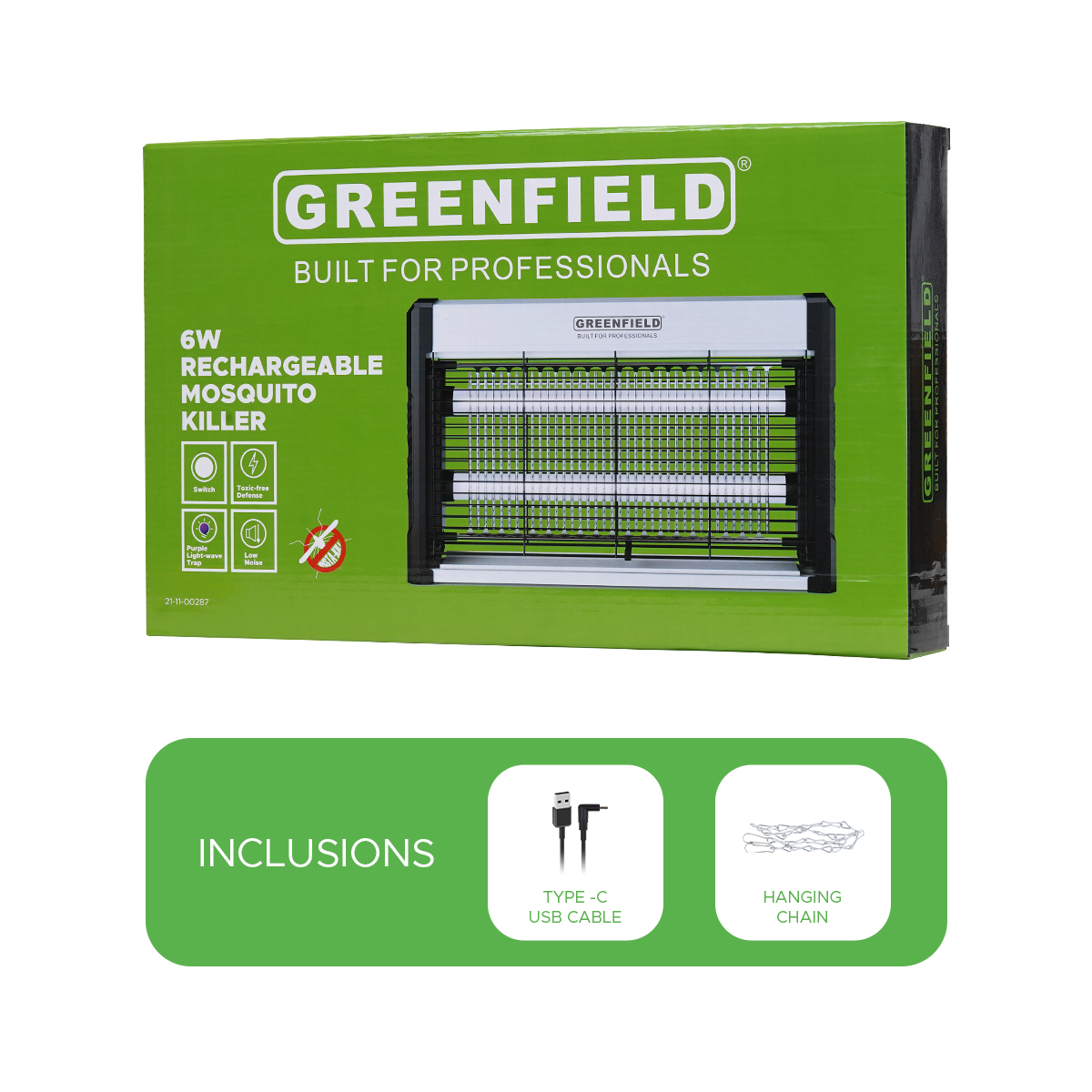 Greenfield Rechargeable Mosquito Killer 6W | Shopee Philippines
